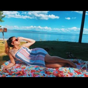 Striped summer dress